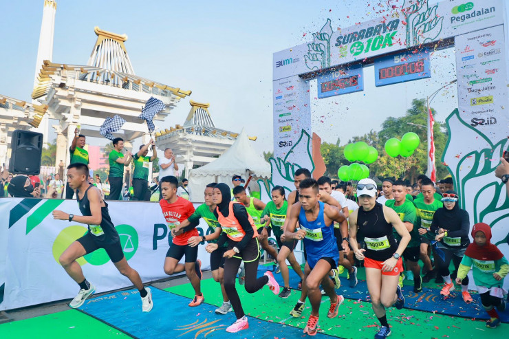Wagub Jatim Berangkatkan Pegadaian Sekuritas Run 2022