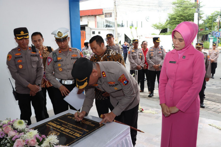 Kapolres Tulungagung Resmikan Pos Polantas TT dan BTA Untuk Maksimalkan Pelayanan